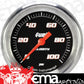 Classic Instruments VS346BAPF Velocity Black 2 5/8" Fuel Pressure Gauge, 100 p