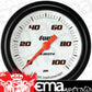 Classic Instruments VS346WBLF Velocity White 2 5/8" Fuel Pressure Gauge, 100 p