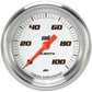 Classic Instruments VS381WAPF Velocity White 2 5/8" Oil Pressure Gauge
