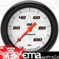 Classic Instruments VS381WBPF Velocity White 2 5/8" Oil Pressure Gauge