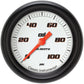Classic Instruments VS381WBPF Velocity White 2 5/8" Oil Pressure Gauge