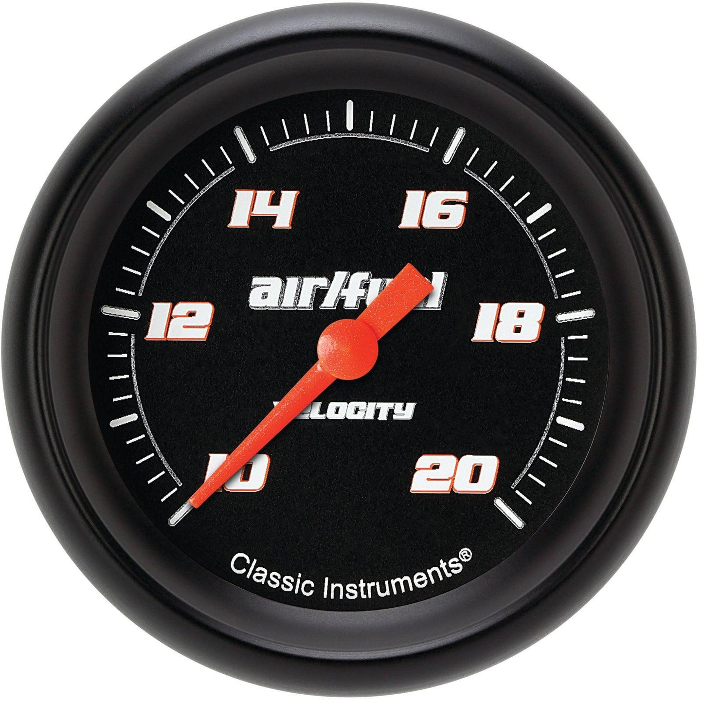 Classic Instruments VS394BBPF Velocity Black 2 5/8" Air Fuel Ratio Gauge