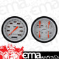Classic Instruments VS52WBLF Velocity White w/ Black Bezel 4 - 5/8" Speedo & Qua