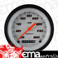 Classic Instruments VS55WBLF Velocity White w/ Black Bezel 3-3/8" Speedometer