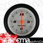 Classic Instruments VS90WBLF Velocity White - Clock Gauge 2-1/8"