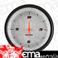 Classic Instruments VS93WBLF Velocity White - Clock Gauge 3-3/8"