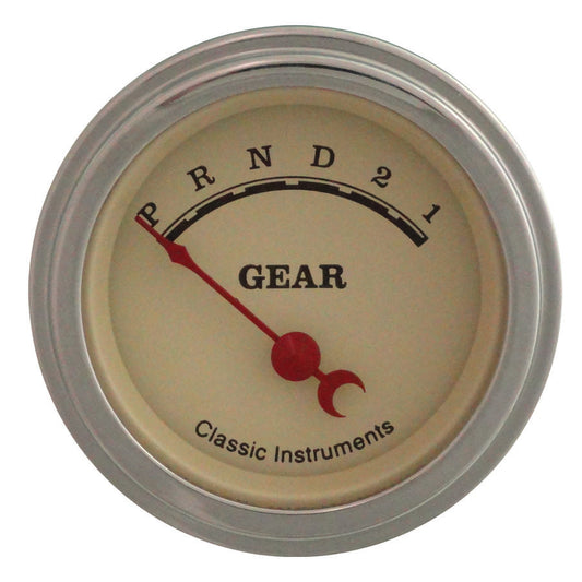 Classic Instruments VT07SLF Vintage - Gear Indicator Gauge no Overdrive 2-1/8"