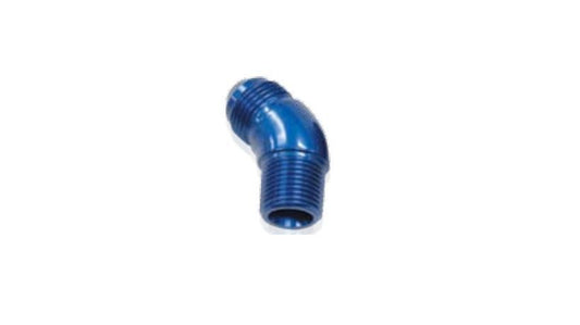 Aeroflow AF523-12-08 45 Deg 1/2" to -12AN Full Flowblue No Restriction In Bend