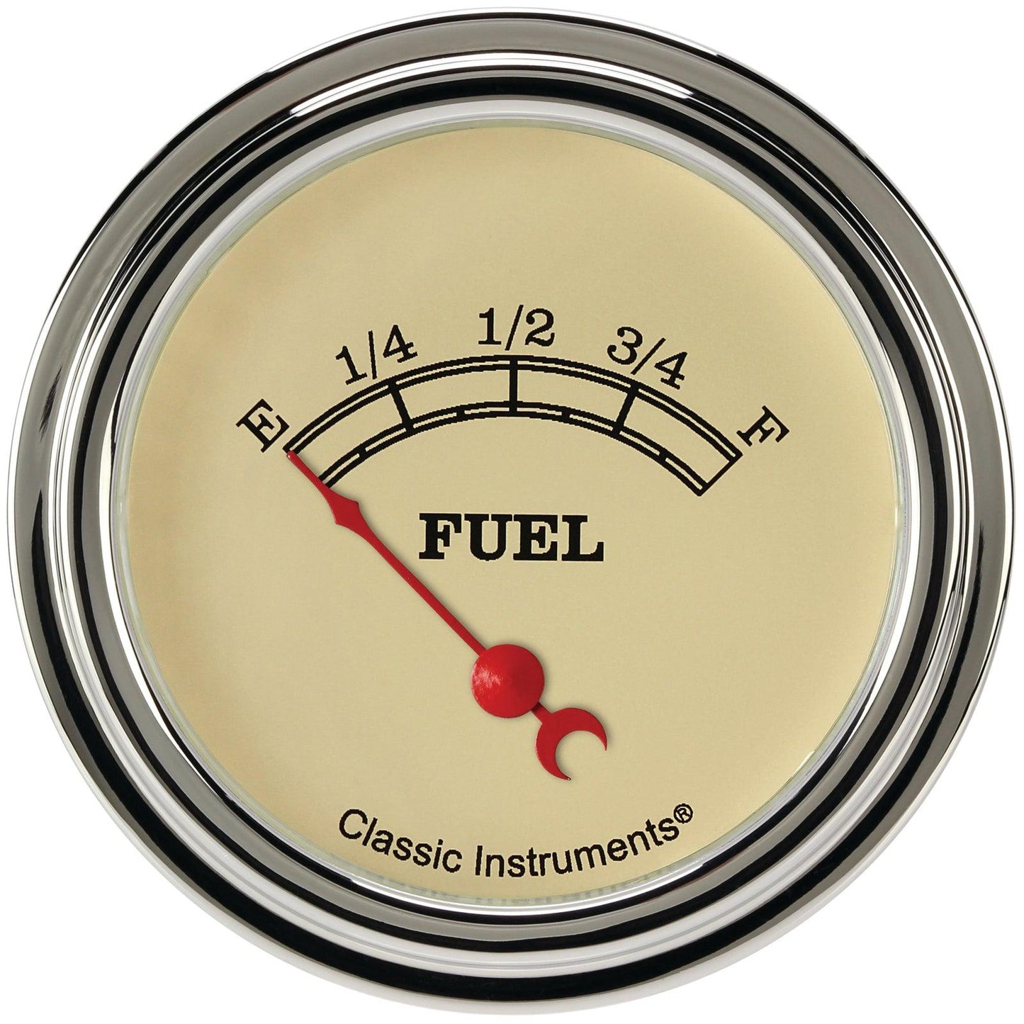 Classic Instruments VT209SLF Vintage 2-1/8" Fuel Gauge, 240-33 OHM