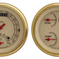 Classic Instruments VT32GLF Vintage Two Gauge Set w/ Gold Bezels