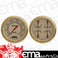 Classic Instruments VT52GLF Vintage Two Gauge Set w/ Gold Bezels