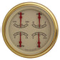 Classic Instruments VT53GLF Vintage Three Gauge Set w/ Gold Bezels