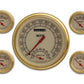 Classic Instruments VT65GLF Vintage - 5 Gauge Set 4-5/8" Speedtachular & 2-1/8" Fuel, Oil, Temp, Volts