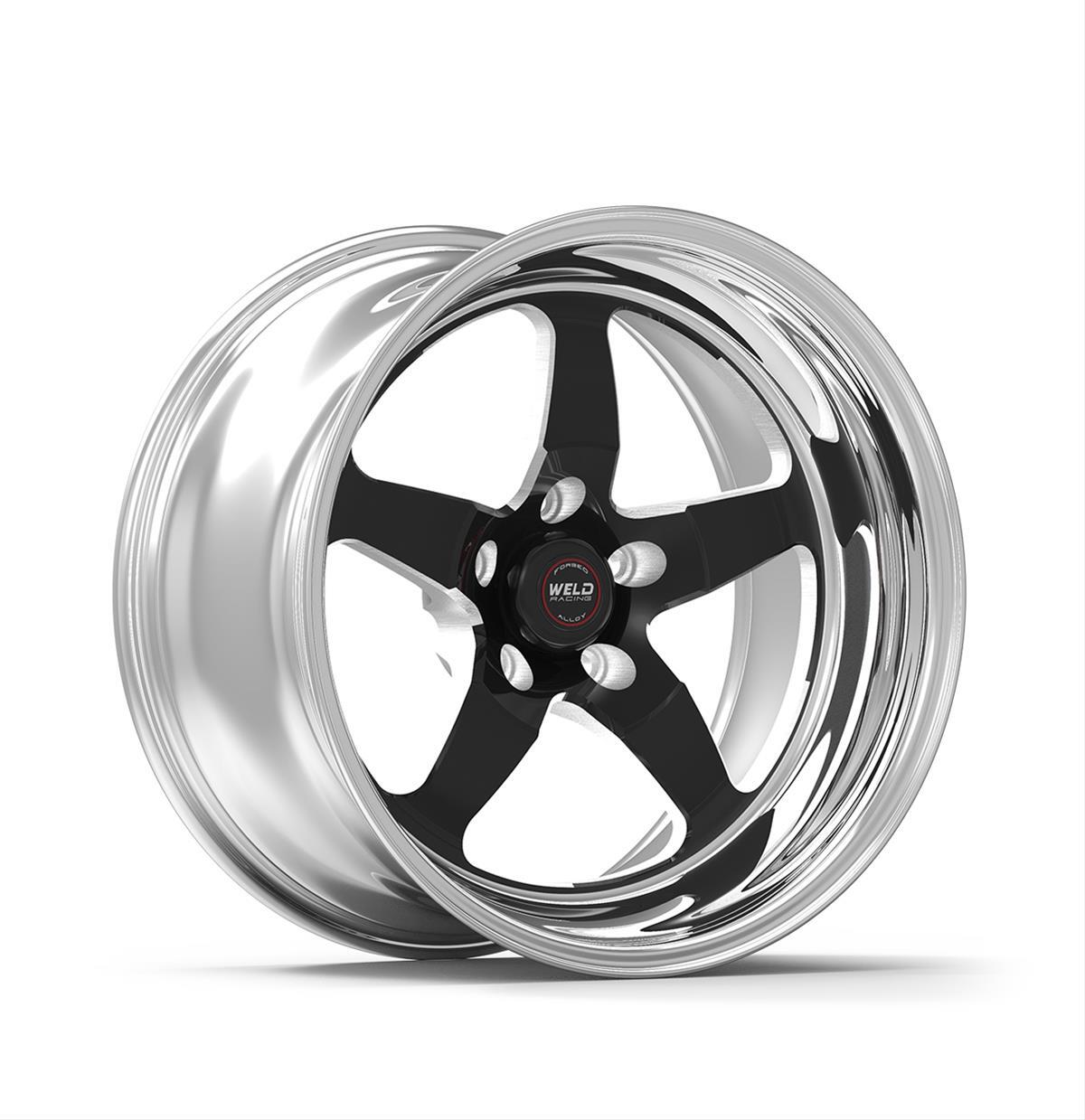 Weld Racing WE71MB7070N53A Rt-S S71 Forged Aluminum Black Anodized Wheel 17" X 7" 5 X 120Mm Bolt Circle 5.300" Backspace