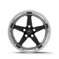 Weld Racing WE71MB7070N53A Rt-S S71 Forged Aluminum Black Anodized Wheel 17" X 7" 5 X 120Mm Bolt Circle 5.300" Backspace