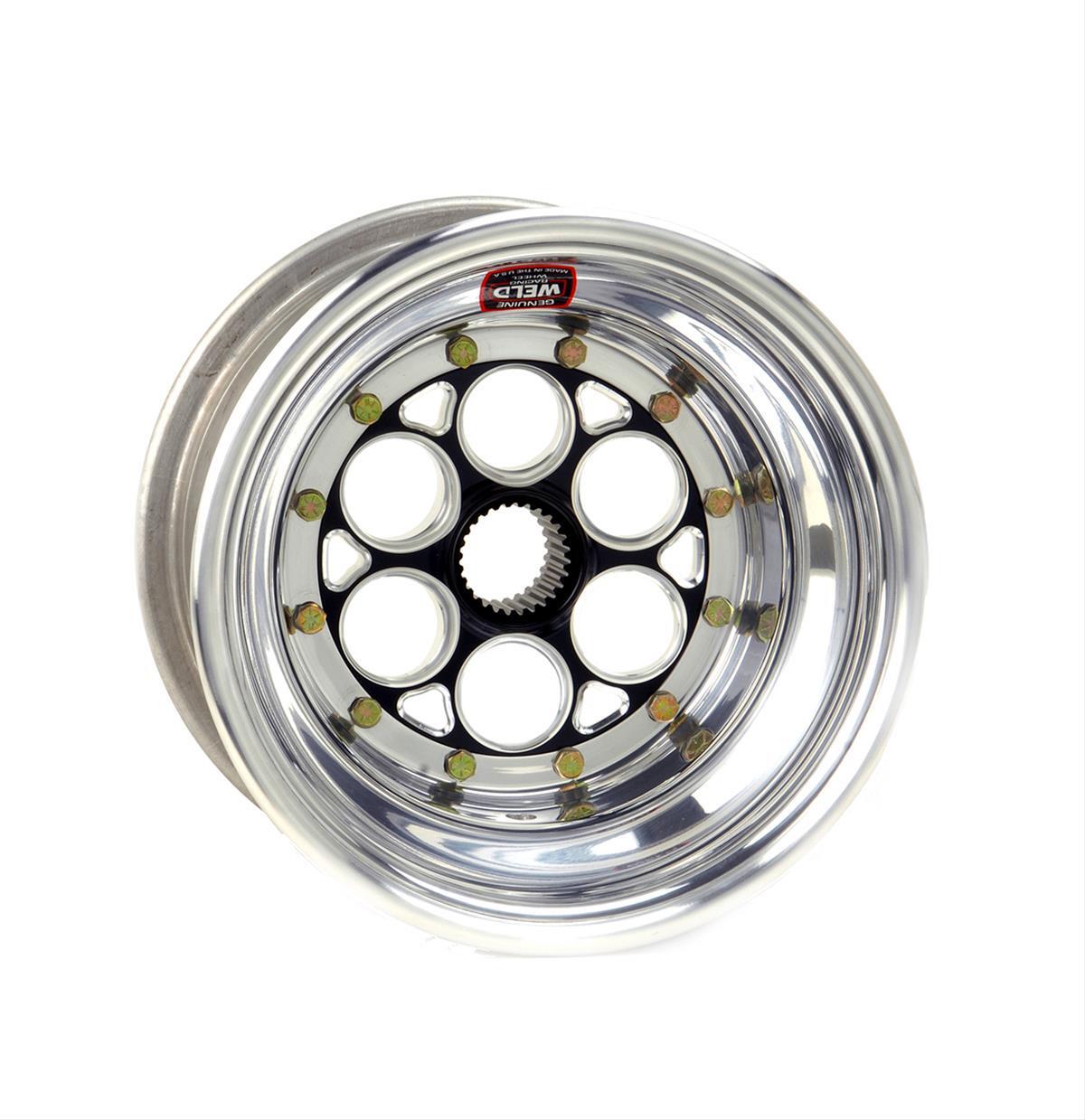 Weld Racing WE735B-51537 Sprint 15X15 7" Ibl Bk Ctr