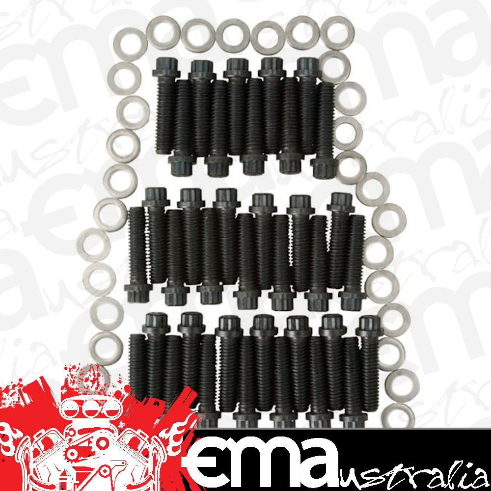 Weld Racing WEP650-3022 16" 18-Hole Double Bead-Loc Bolt Kit Contains 36 12Pt Bolts & Washers