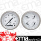 Classic Instruments WH02SLF White Hot - 2 Gauge Set 3-3/8" Speedo & 3-3/8" Quad