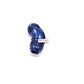 Aeroflow AF527-06 -6AN 45 Deg Male Flare Union Blue Full Flow No Restriction