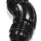 Aeroflow AF527-10BLK -10AN 45 Deg Male Flare Union Black Full Flow No Restriction
