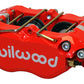 4 Piston Red Dynapro Dust-Boot Caliper Caliper (1.38"/1.38" Bore Size, 0.81" Disc Width, 7812 Pad Plate) (WB120-11481-RD)