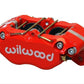 Wilwood 120-11482-RD Dynapro 1.750" 4 Piston Lug Mount Billet Dynapro Caliper Red