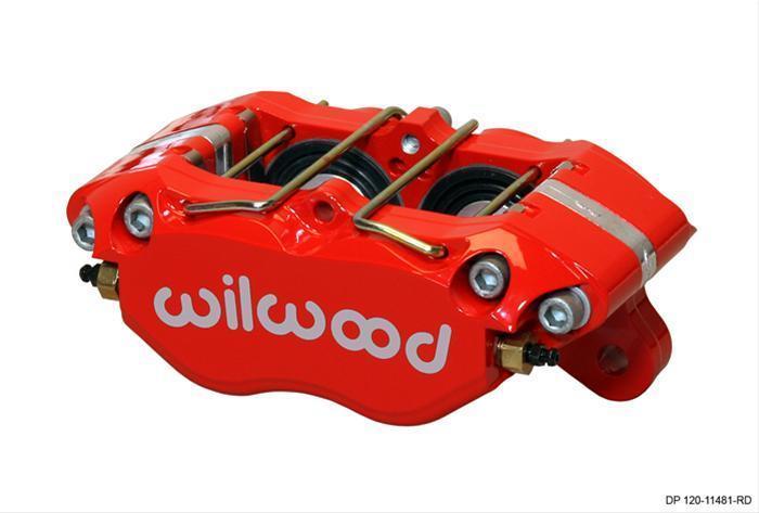 Wilwood 120-11482-RD Dynapro 1.750" 4 Piston Lug Mount Billet Dynapro Caliper Red