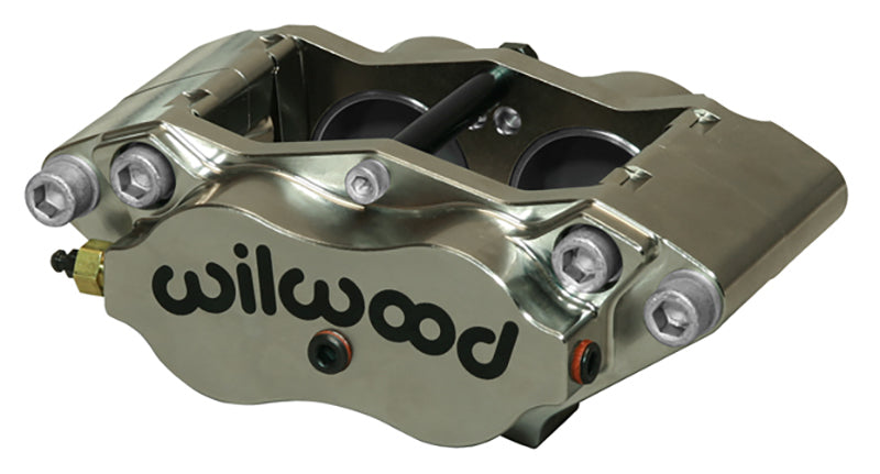 4 Piston Billet Narrow Dynalite Radial Mount Caliper (1.75"/1.75" Bore Size, 0.81" Disc Width, 7816 Pad Plate) (WB120-13406-N)