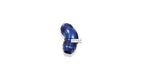 Aeroflow AF527-20 -20AN 45 Deg Male Flare Union Blue Full Flow No Restriction