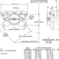 Wilwood 120-4060 Dynalite Single 2 Spot Brake Caliper suit .38"X 13" Rotor