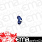 Aeroflow AF527-20 -20AN 45 Deg Male Flare Union Blue Full Flow No Restriction