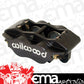 Wilwood 120-4954-SI Billet NDL Radial Mount 4 Spot Caliper 12.72" x .81" Rotor 1.75" Bore Size