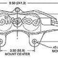 WILWOOD SUPERLITE 4 SPOT CALIPER SUIT 13"X.81" ROTOR LUG MOUNT R/H WB 120-7430-R