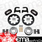 Big Ford (3.500 in. x 2.375 in.) Ford7.5", Ford 8", Ford 8.8", Ford 9", Dana 60, Dana 44 140-0261-B Dynalite Drag Race Rear Brake Kit for Bearing w/ 2.36" Axle Offset Wilwood Disc