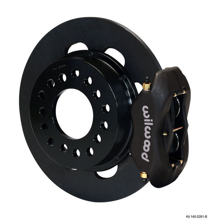 Wilwood 140-0261-B Dynalite Drag Race Rear Brake Kit for Ford Big Bearing w/ 2.36" Axle Offset