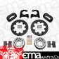 Wilwood 140-0261-BD Dynalite Drag Race Rear Brake Kit Drilled for Ford Big Bearing w/ 2.36" Axle Offset