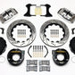 Wilwood WB140-10012-DP Forged Narrow Superlite 4R Big Brake Rear Parking Brake Kit (Suit Big Ford New Style with 2.5" Axle Offset, Polished Caliper)