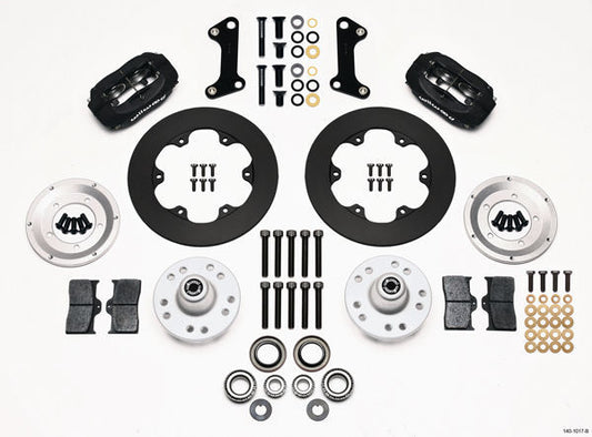 Camaro 1967-'69, Chevelle 1967-'72, Holden HQ-HZ, Torana & Commodore to VL (modifications required) DYNALITE FRONT BRAKE KIT SOLID ROTORS 4 SPOT WB 140-1017-B Wilwood Disc Brakes