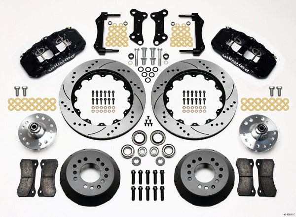 Wilwood WB140-10920-D AERO6 Big Brake Front Kit - 6-Piston 14" (Suit 67-72 Camaro/Chevelle, 64-73 Buick, 64-74 Oldsmobile, 64-74 Pontiac & Ridetech Sp