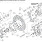 Wilwood 140-10996-DP Dynalite Pro Front Brake Kit Drilled Polished for Holden HQ-on, VL & Torana, Camaro & Chevelle
