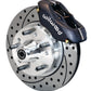 Wilwood 140-11007-D Dynalite Pro Front Brake Kit Drilled Slotted 4 Spot for Chevy Camaro 1970-1978