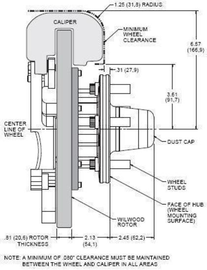 Wilwood 140-11007-D Dynalite Pro Front Brake Kit Drilled Slotted 4 Spot for Chevy Camaro 1970-1978