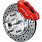 WILWOOD DYNALITE PRO FRONT BRAKE KIT GM DRILLED SLOTTED 4 SPOT WB140-11007-DR