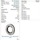 Wilwood 140-11013-DP Dynalite Pro Front Brake Kit Drilled Slotted 4 Spot for Early Ford 1937-47