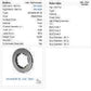 Wilwood 140-11017 Dynalite Pro Front Brake Kit Solid Rotor for Ford Mustang 1974-78