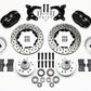 Forged Dynalite Pro Series Front Brake Kit (Drilled Rotor) (Suit Dodge & Plymouth A-Body 1965-72) (WB140-11023-D)