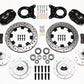 Ford Mustang 1970-73 140-11074-D Dynalite Big Front Brake Kit Drilled Slotted for Wilwood Disc Brakes WIL140-11074-D