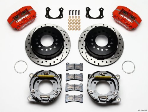 Dynapro Low-Profile Rear Park Brake Kit (Suit Big Ford New Style, 2.5" Axle Offset) (WB140-11389-DR)