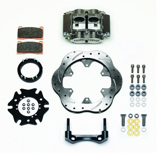 Billet Narrow Dynalite Rear Brake Kit - 4-Piston 10.5" (Suit Sprint Car Inboard Mount With Titanium Rotor) (WB140-11762)