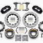 Wilwood WB140-12436-D Forged Narrow Superlite 4R Rear Big Brake Kit - 4-Piston 14" (Suit Strange Street Floater Kit F5010 With Internal Park Brake)